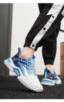Deportes informales de alta calidad para hombre con parte superior de malla transpirable, suela elástica de PVC, zapatos cómodos para caminar, zapatos de gran tamaño para el verano - details 7