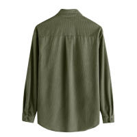 Camisa de pana gruesa para hombre, abrigo informal holgado con solapa de botones, nuevo para otoño e invierno 2024 - details 22