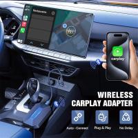 Adaptador Carplay con cable a inalámbrico para estéreo de coche con tipo C, Plug and Play, WiFi, Bluetooth 5,3, receptor, adaptador AI Box - details 3