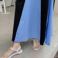Vestido de sirena casual de talla grande con diseño de bloques de color de verano, ajuste sueltoAVestido de Talla Grande para Hermana con Falda de Personaje - details 11