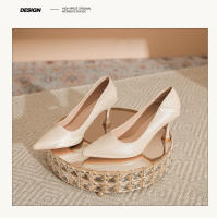 No cansado pies desnudo tacones altos de las mujeres 2025 primavera y verano nuevos zapatos de trabajo profesional temperamento francés hermosos zapatos de tacón de aguja. - details 11
