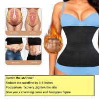 【3-6m】Faja de entrenamiento de cintura moldeadora de cuerpo faja de cintura alta corsé faja moldeadora larga faja moldeadora de talla grande - details 3
