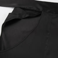 Vestido elegante de moda con cuello oscilante y cuello Halter, novedad de verano, vestido ceñido de satén con cintura ajustada - details 24