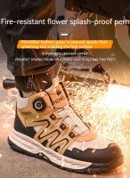 Zapatos de Seguridad para Hombres Botas de Trabajo Indestructibles con Punta de Acero - details 8