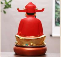 Riqueza, hogar que ofrece estatua de Buda, atrae riqueza, apertura de tienda de decoración, concurso de regalos, Dios Wen de la riqueza - details 7