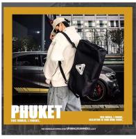 Gran oferta, bolsa de viaje multifuncional personalizada para deportes, Yoga, gimnasio, color blanco y negro de gran capacidad, con correas resistentes - details 1