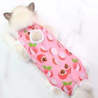 Traje de esterilización para destete de gatos, mono para perros pequeños y gatos, ropa de recuperación antipérilo después de la cirugía, ropa para el cuidado de mascotas con estampado bonito - details 9