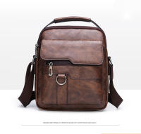 Bolso De Hombro Para Hombre De Cuero Vintage Lujo Bolso Mensajero Casual Bandolera Pequeña Bolso De Negocios Estilo Vintage - details 10