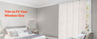 Persianas de Panel Ajustables SucceBuy, Riel Extensible de 116 cm a 218 cm de Ancho, Cortinas de Panel Personalizables de hasta 243 cm de Alto, Persianas Verticales Opacas para Puertas Corredizas, Puertas de Patio, Separador de Ambientes, Gris Claro - details 9
