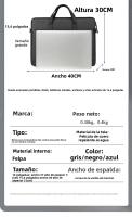 Bolsa interior para tanque, bolsa para computadora de 16 pulgadas, maletín portátil de alta gama con forro de lana gruesa a prueba de golpes, bolsa para computadora portátil. - details 2
