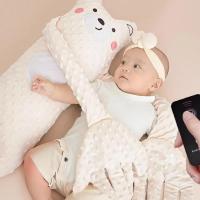 Juguete Eléctrico para Dormir Bebé Control Remoto Muñecos Relajantes de Peluche en Forma de Oso de Dibujos Animados Ayuda para Dormir Almohada Chupete Cómoda - details 10