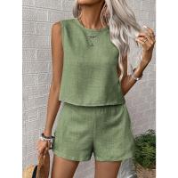 Conjunto de Verano 2025 para Mujer Top Sin Mangas y Shorts Cortos Estilo Casual y Deportivo - details 8