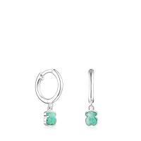 Pendientes de Plata de Primera Ley para Mujer con Motivo de Oso, Elegantes y Diferentes, Colección Cool Color - details 0