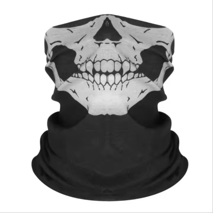 Pasamontañas de calavera transpirable para hombres, bufanda facial, casco de motocicleta, Bandana, cubierta a prueba de viento, máscara de esquí, nuevo - 1