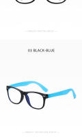 Nuevo TR Fashion Anti-Blue Frame niños estudiante ordenador gafas planas - details 12