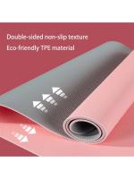 Estera de yoga TPE, estera Eco Fitness con correa, estera de yoga profesional, estera de entrenamiento en casa antideslizante para mujer, Pilates - details 4