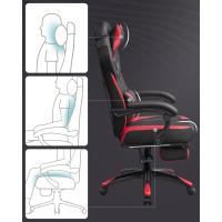 Silla de Oficina con reposapiés telescópico - Reposacabezas Ajustable - Soporte Lumbar - Carga máxima 150 kg - Negro - details 25