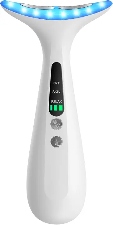 Masajeador Facial y Cuello Blanco Herramienta de Escultura de Piel para Levantamiento y Refirmeo - 1