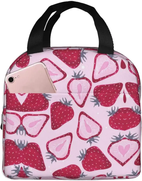 Bolsa de Almuerzo de Parche de Estilo Africano Caja de Almuerzo Aislada para Mujer y Hombre - 1