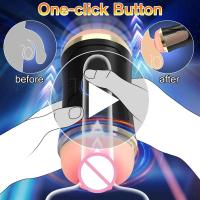 Leten 3 en 1 Realista Vaginal Automático Masturbador Masculino Abierto Mamada Bolsillo Coño Oral Vagina Anal Silicona Culo Adultos Juguetes Sexuales - details 0