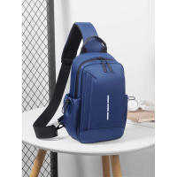 Bolso bandolera de pecho de poliéster impermeable para hombres y mujeres - details 8