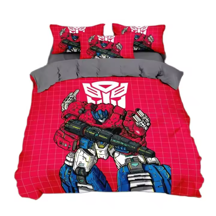 Juego de Ropa de Cama Transformadores de Lujo Tamaño Cama Sencilla, Doble, Rey - 1