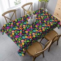 Mantel rectangular Hippie wer para fiesta, manteles impermeables para mesa de comedor, cocina, decoración del hogar - details 50