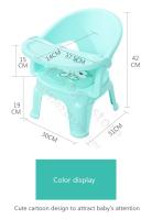 Silla de Comedor para Niños Silla de Bebé Multifuncional Ideal para Aprender a Sentarse - details 6