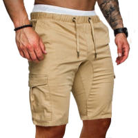 Pantalones Cortos de Trabajo para Hombres Pantalones Amplios de Cinco Cuartos con Múltiples Bolsillos Estilo Casual con Tie-Dye - details 3