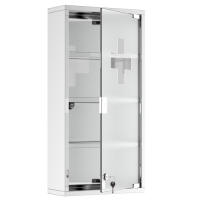 botiquín botiquín de primeros auxilios con cerradura acero inoxidable 30 x 12 x 60 cm - details 2