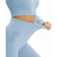 -Leggings de yoga sin costuras para mujer, leggings de gimnasio, ropa deportiva de entrenamiento, pantalones de cintura alta - details 19