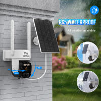 Cámara de Vigilancia Solar KEPEAK 360° de Giro, Seguimiento Automático, Zoom 4X, Detección de Movimiento AI, Visión Nocturna, Audio Bípido, Impermeable IP66 Ideal para Seguridad Exterior y Interior - details 5