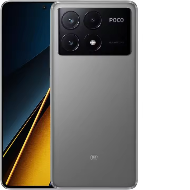 Xiaomi Poco X6 Pro 5G Global Desbloqueado (512GB + 12GB) GSM 6.67" Cámara Triple de 64MP (para Tmobile Mint Tello Global) (Gris) - 1