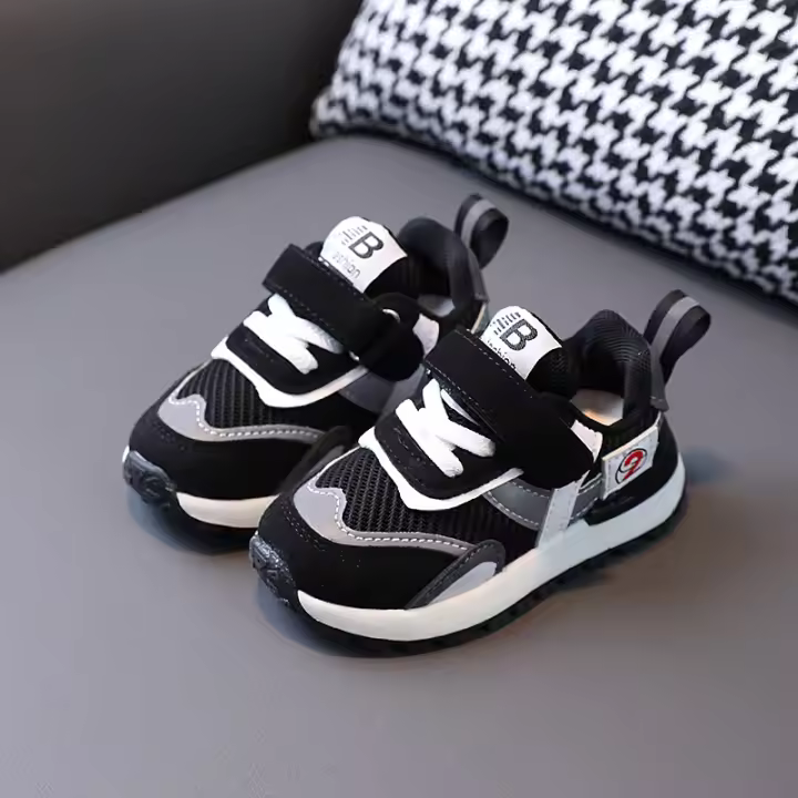 Nuevos zapatos para niños de 1 a 6 años 3 zapatos de red para niños zapatos para bebés y niños pequeños para niñas - 1