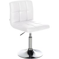 Cuero I Silla Lounge Regulable En Altura & Giratoria I Butaca De Salón Moderna & Acolchado, Color:Blanco - details 0