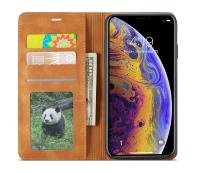 Funda tipo billetera fina de piel de ante para iPhone 11 12 13 14 15 16 Pro Max Mini XR XS 8 7 6s 6 Plus SE 2020 5S funda con tapa imán fuerte - details 13