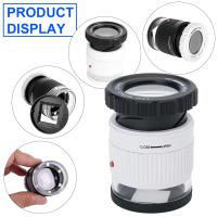 Lupa de bolsillo 30x con escala, lupa con iluminación LED UV, lupa HD de enfoque ajustable - details 1