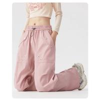 Pantalones de asalto gruesos de terciopelo para mujer, resistentes al viento e impermeables, monos de Montañismo al aire libre, pantalones deportivos para senderismo - details 1