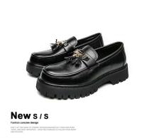 Zapatos Oxford de cuero de caña alta para hombre, zapatos de vestir y zapatos Oxford de talla grande, nuevos, fáciles de usar, para jóvenes - details 5
