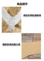 Verano nuevas zapatillas de fondo plano acolchadas con correas, sandalias casuales, ropa exterior para mujer, chanclas de playa para mujer a juego con el color - details 5