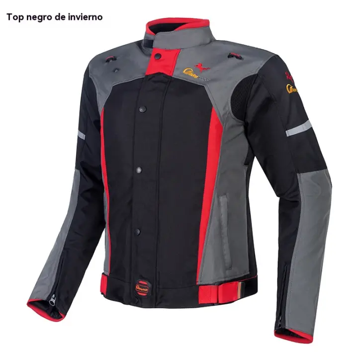 Chaqueta moto mujer 4 estaciones hombre aire libre trail rally resistente viento Equipo - 1