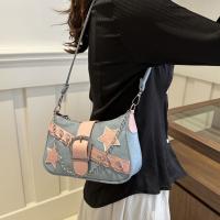Bolso casual Y2k Bolso de axila Bolso de mano Cadena Bolso de hombro de estilo coreano Patrón de estrella Bolso de mano de mezclilla Viaje - details 5