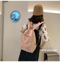 Mochila de Nylon Impermeable para Mujer Mochila Individual de Color Sólido para Estudiantes y Niñas - details 10