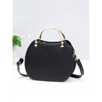 Mochila de Lujo Leten Pequeño Bolso Redondo con Decoración Colgante Bolso de Mano de Cuerno Dulce - details 2