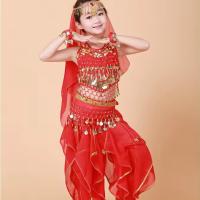 Ropa de danza India para niños y niñas, ropa para actuaciones de danza del vientre, ropa para bailar, traje de baile para branquias - details 4