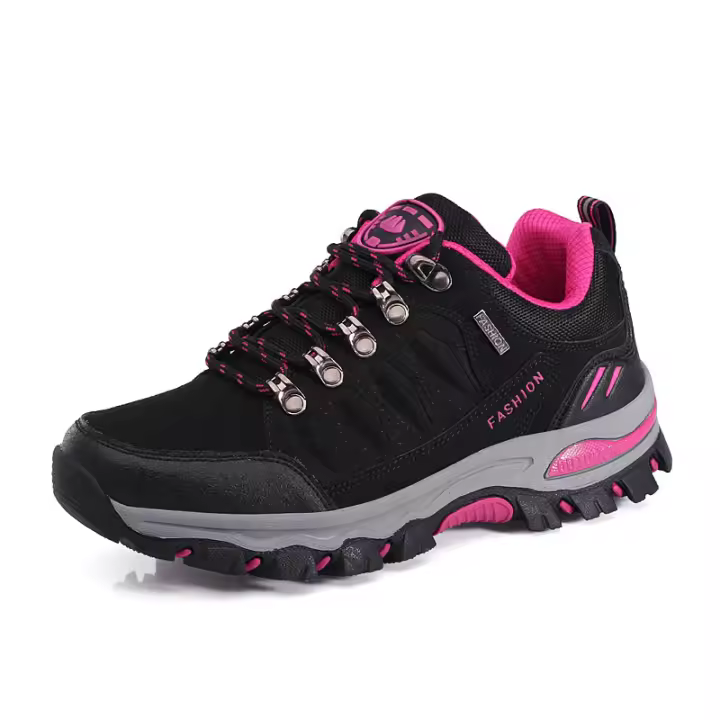 Zapatos de senderismo para mujer, zapatillas de Trekking al aire libre, zapatos de viaje antideslizantes, transpirables, impermeables, deportivas - 1