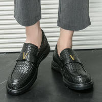 Zapatos Formales para Hombres Hechos a Mano Suela Gruesa PU Aumento de Altura - details 22