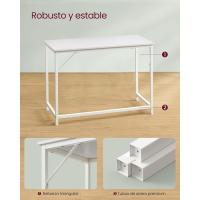 Mesa de Trabajo Pequeña Industrial Ideal para Teletrabajo, Estudio, Dormitorio 60 x 135 x 76cm - details 57