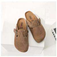 Nuevas pantuflas de corcho de suela gruesa para mujer. - details 1