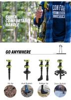 Palos de Senderismo Nórdicos Nuevos 195g/pc Alpenstock Telescópico Ultraligero Premium Carbono Ajustables con Bloqueo Rápido - details 5